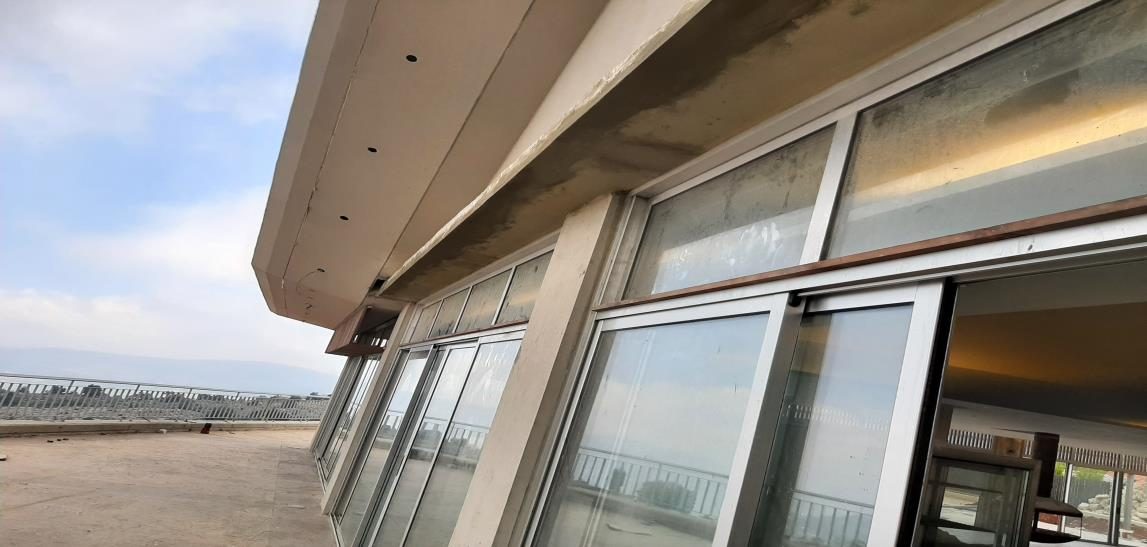 Zaroor Restaurant glazing and terrace